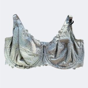 Reitmans DEESSE Blue Lace Bra 44G Unlined